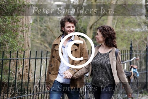 Amsterdam 2 april 2016
Katja Schuurman en haar vriend Freek v Noortwijk in het vondelpark.