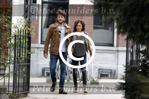 Amsterdam 2 april 2016
Katja Schuurman en haar vriend Freek v Noortwijk in het vondelpark.
