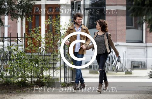 Amsterdam 2 april 2016
Katja Schuurman en haar vriend Freek v Noortwijk in het vondelpark.