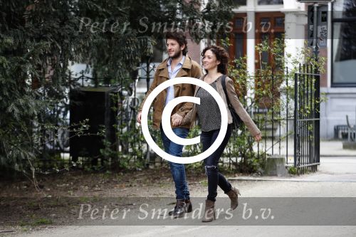 Amsterdam 2 april 2016
Katja Schuurman en haar vriend Freek v Noortwijk in het vondelpark.