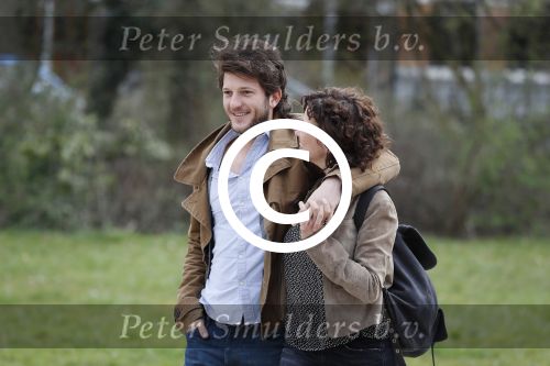Amsterdam 2 april 2016
Katja Schuurman en haar vriend Freek v Noortwijk in het vondelpark.