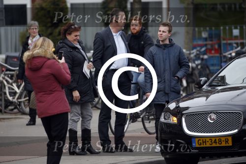 Amsterdam 22 maart 2016 
Marjolein Touw met vriend en .... bij nieuwe auto.