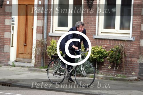 Amsterdam 6 april 2016 
Michiel Romeyn op de fiets