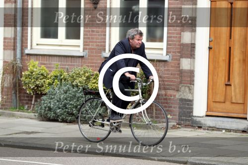 Amsterdam 6 april 2016 
Michiel Romeyn op de fiets
