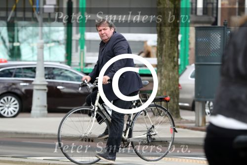 Amsterdam 6 april 2016 
Michiel Romeyn op de fiets