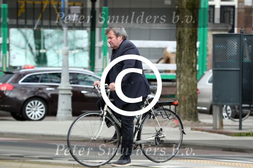 Amsterdam 6 april 2016 
Michiel Romeyn op de fiets