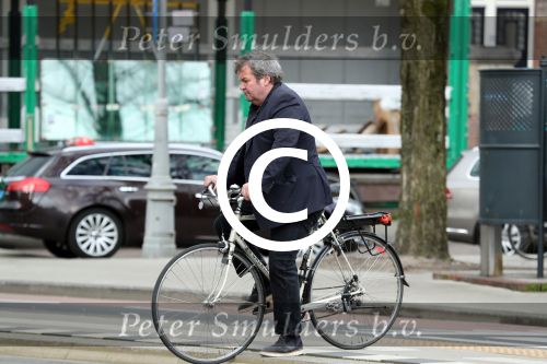 Amsterdam 6 april 2016 
Michiel Romeyn op de fiets