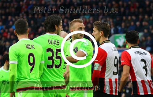 Eindhoven, 20 Maart 2016 Kompetitiewedstrijd PSV-AJAX, eindstand 0-2
Mike v d Hoorn