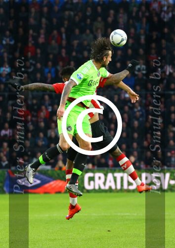 Eindhoven, 20 Maart 2016 Kompetitiewedstrijd PSV-AJAX, eindstand 0-2
Mitchell Dijks