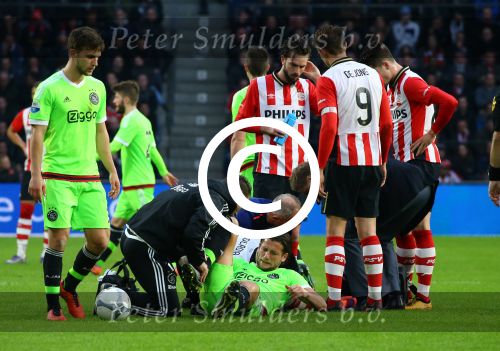 Eindhoven, 20 Maart 2016 Kompetitiewedstrijd PSV-AJAX, eindstand 0-2
Mitchell Dijks