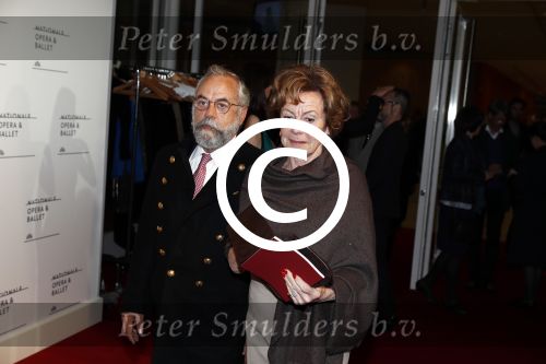 Amsterdam 15 april 2016
Premiere Natiuonaal Ballet in de stopera.
Neelie Kroes en advocaat Oscar Hammerstein