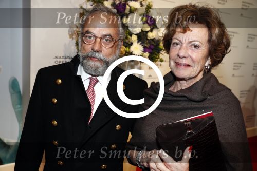 Amsterdam 15 april 2016
Premiere Natiuonaal Ballet in de stopera.
Neelie Kroes en advocaat Oscar Hammerstein