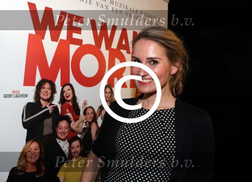 Amsterdam 11 april 2016
Castpresenatie we want more,
Niemand minder dan Petra Laseur, Angela Groothuizen, Carolina Mout, Wimie Wilhelm, Tina de Bruin,  Anne-Marie Jung, Peggy Vrijens, Elise Schaap, Sytske van der Ster, Rop Verheijen, Emma van Muiswinkel, Esther Lindenbergh en Rosanne de Wijs behoren tot de cast van We Want More!