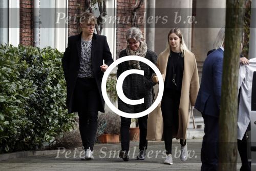 Amsterdam 2 april 2016 
Viktor Fischer met .... op straat in Amsterdam.