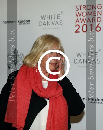 Amsterdam 21 maart 2016  
Strong woman award in het amstel hotel. Willeke Alberti wint de award