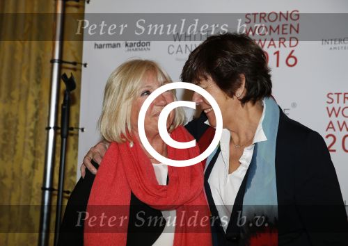 Amsterdam 21 maart 2016  
Strong woman award in het amstel hotel. Willeke Alberti wint de award.
Willeke met Hind Betty en Rita Verdonk