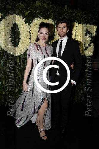 Amsterdam 9 maart 2017 
5 njaar Voque. Feest / diner in rijksmuseum en feest in the Duchess. Anna Drijver met Benja Bruining