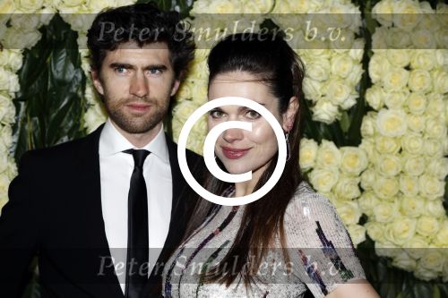 Amsterdam 9 maart 2017 
5 njaar Voque. Feest / diner in rijksmuseum en feest in the Duchess. Anna Drijver met Benja Bruining
