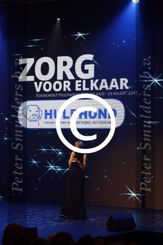 Aalsmeer 29 maart 2017
Hulphond gala in Aalsmeer studio\'s. Anouk Smulders