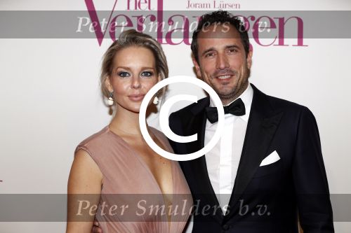 Amsterdam 13 maart 2017
Premiere het verlangen met in de hoofdrollen Chantal Janzen Gijs Naber en Alex Klaassen. Chantal met man marco