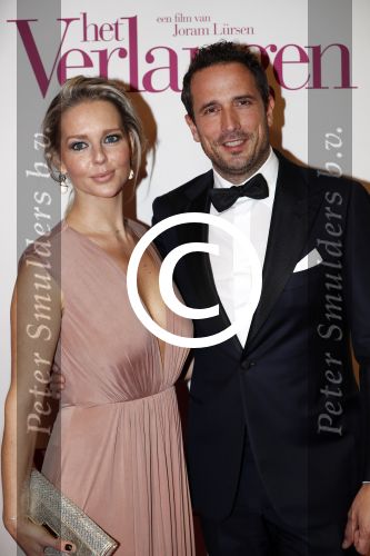 Amsterdam 13 maart 2017
Premiere het verlangen met in de hoofdrollen Chantal Janzen Gijs Naber en Alex Klaassen. Chantal met man marco