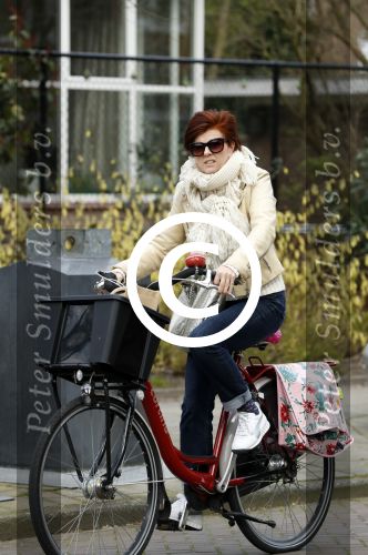 Amsterdam 22 maart 2017
Chazia Mourali op de fiets