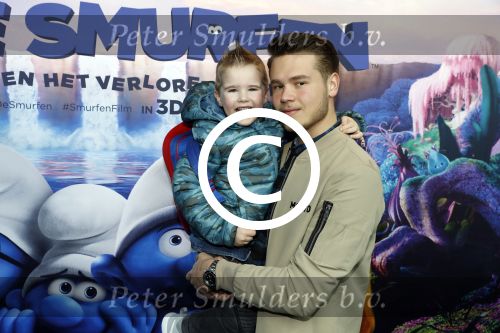 Amsterdam 18 maart 2017 
premiere Smurfen in  Pathe Arena. dave Dekker