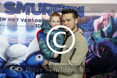 Amsterdam 18 maart 2017 
premiere Smurfen in  Pathe Arena. dave Dekker