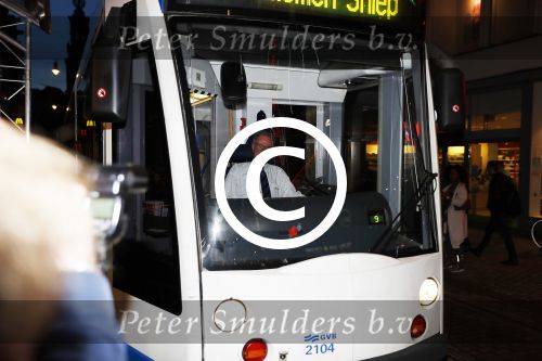 Amsterdam 13 maart 2017 
Edvard Niessing als trambestuurder van lijn 9