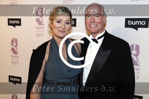 Hilversum 6 maart 2017
Uitreiking Buma awards in studio 21. Ferdi Bolland en partner Marian Mulder