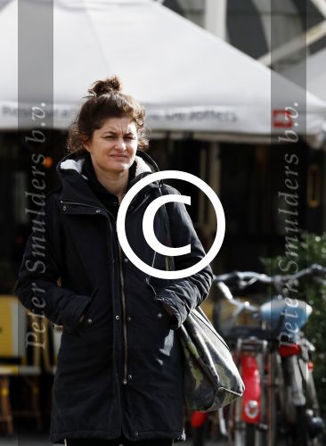 Amsterdam 1 maart 2017 
Fockeline Ouwerkerk aan het shoppen met stylist Tommie Driessen