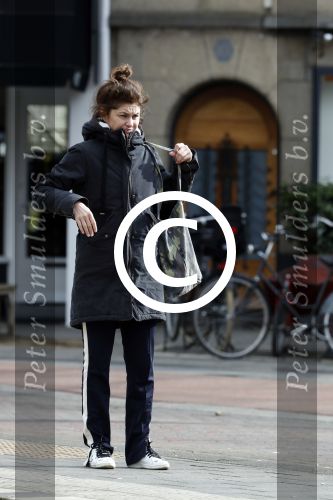 Amsterdam 1 maart 2017 
Fockeline Ouwerkerk aan het shoppen met stylist Tommie Driessen