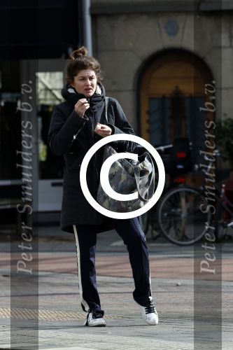 Amsterdam 1 maart 2017 
Fockeline Ouwerkerk aan het shoppen met stylist Tommie Driessen
