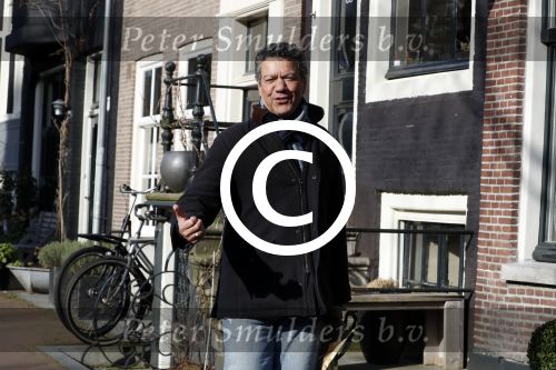 Amsterdam 24 maart 2017 
Frank sanders geniet van het zonnetje op straat
