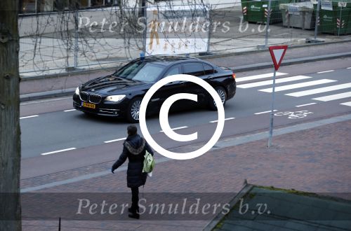 Hilversum 6 maart 2017
Uitreiking Buma awards in studio 21. Geert Wilders verlaat met zijn beveiligers het mediapark