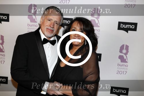Hilversum 6 maart 2017
Uitreiking Buma awards in studio 21. George Baker en partner Blanche