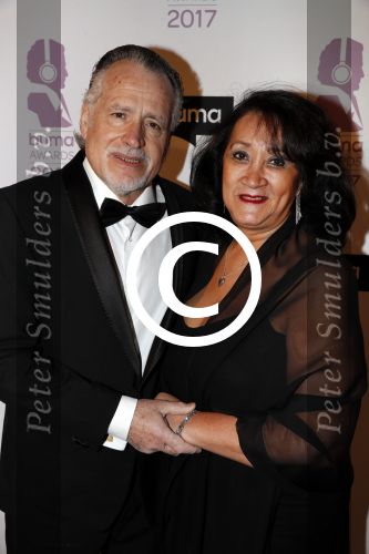 Hilversum 6 maart 2017
Uitreiking Buma awards in studio 21. George Baker en partner Blanche