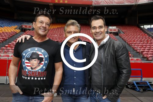 Amsterdam 22 maart 2017  
Presentatie real life soap toppers in de arena met Rene Froger Jeroen v d Boom en Gerard Joling.
SBS6 gaat de soap uitzenden