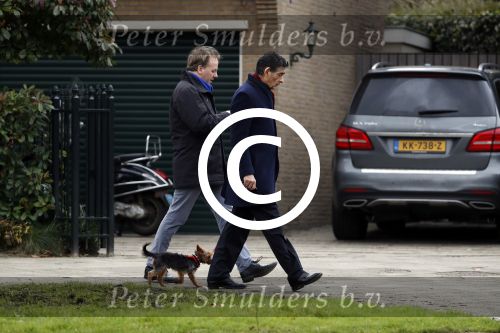 Amsterdam 4 maart 2017 
Advocaat Gerard Spong en zijn vriend mte hond en zijn Rolls Royce