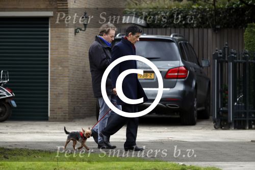 Amsterdam 4 maart 2017 
Advocaat Gerard Spong en zijn vriend mte hond en zijn Rolls Royce