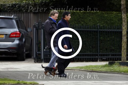 Amsterdam 4 maart 2017 
Advocaat Gerard Spong en zijn vriend mte hond en zijn Rolls Royce