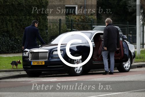 Amsterdam 4 maart 2017 
Advocaat Gerard Spong en zijn vriend mte hond en zijn Rolls Royce