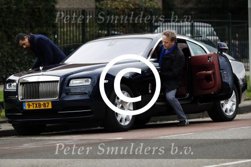 Amsterdam 4 maart 2017 
Advocaat Gerard Spong en zijn vriend mte hond en zijn Rolls Royce