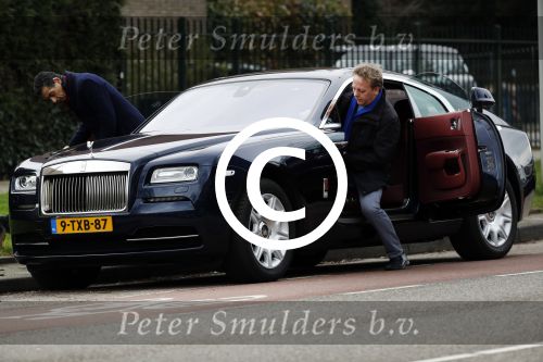 Amsterdam 4 maart 2017 
Advocaat Gerard Spong en zijn vriend mte hond en zijn Rolls Royce