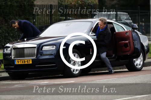 Amsterdam 4 maart 2017 
Advocaat Gerard Spong en zijn vriend mte hond en zijn Rolls Royce
