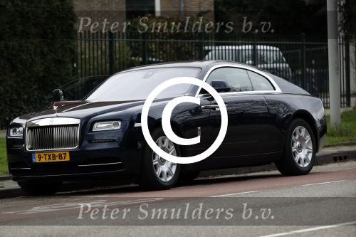 Amsterdam 4 maart 2017 
Advocaat Gerard Spong en zijn vriend mte hond en zijn Rolls Royce