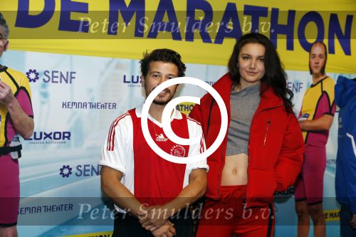 Rotterdam 19 maart 2017
Premiere Marathon in het nieuwe Luxor. Geza Weisz met een vriendin