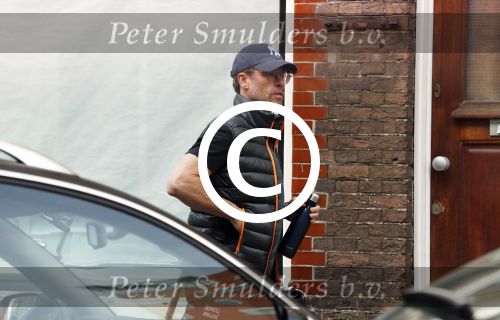 Amsterdam 13 maart 2017
Guy Pierce de vriend van Carice v Houten verlaat haar huis