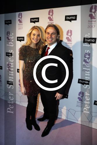 Hilversum 6 maart 2017
Uitreiking Buma awards in studio 21. Kelly Weekers met John Ewbank