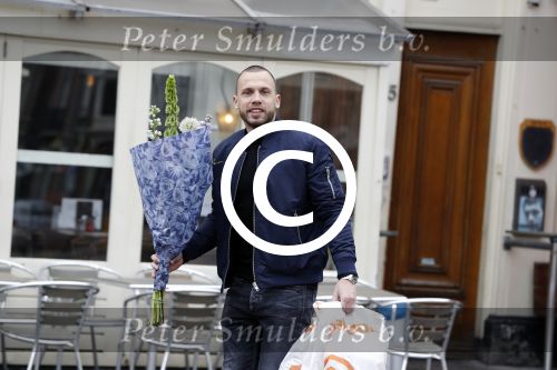 Amsterdam 4 maart 2017 
Johnny Heitinga doet boodschappen